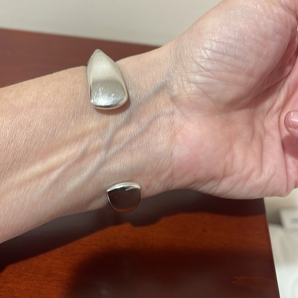 Amazing Kenneth Johnson Sterling Silver & Copper Cuff Bracelet - Picture 11 of 12